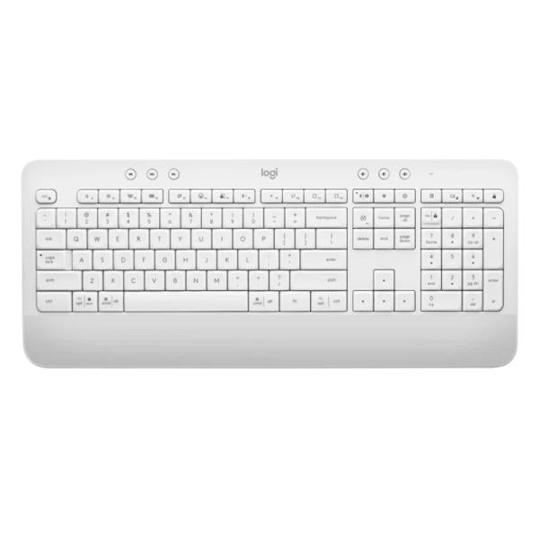 Teclado Logitech K650 Signature Membrana Inalámbrico Bluetooth Blanco