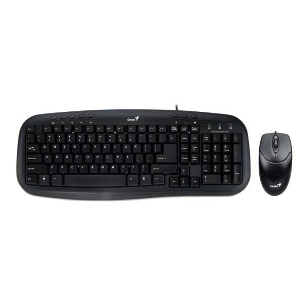 Teclado Y Mouse Genius Smart Km-200 Alámbrico Usb Español Negro
