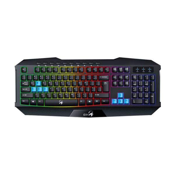Teclado Gaming Rgb Genius Scorpion K215 Membrana Alámbrico Usb Español Negro