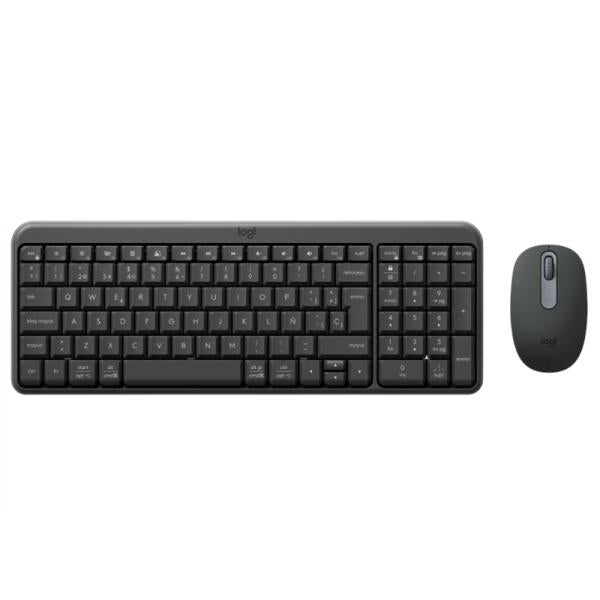 Teclado Y Mouse Logitech Mk250 Compact Inalambrico Bluetooth Negro