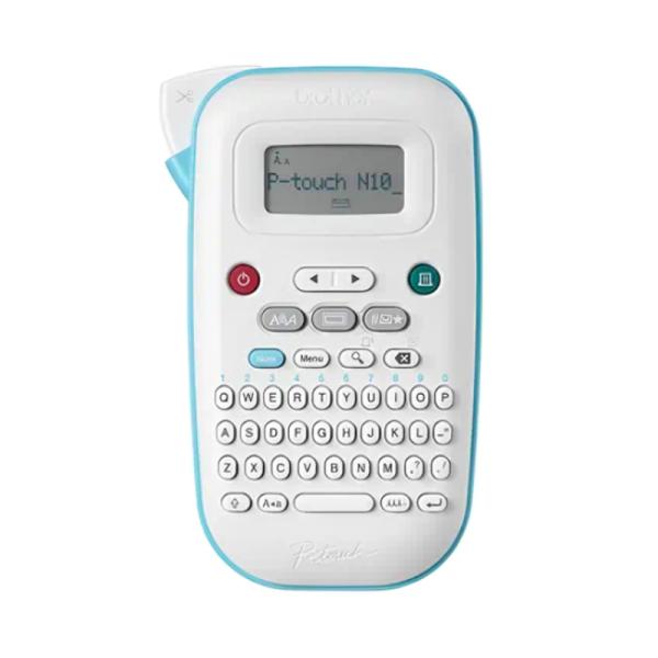 Impresora De Etiqueta Brother Ptn10 Portátil Teclado Qwerty Blanco