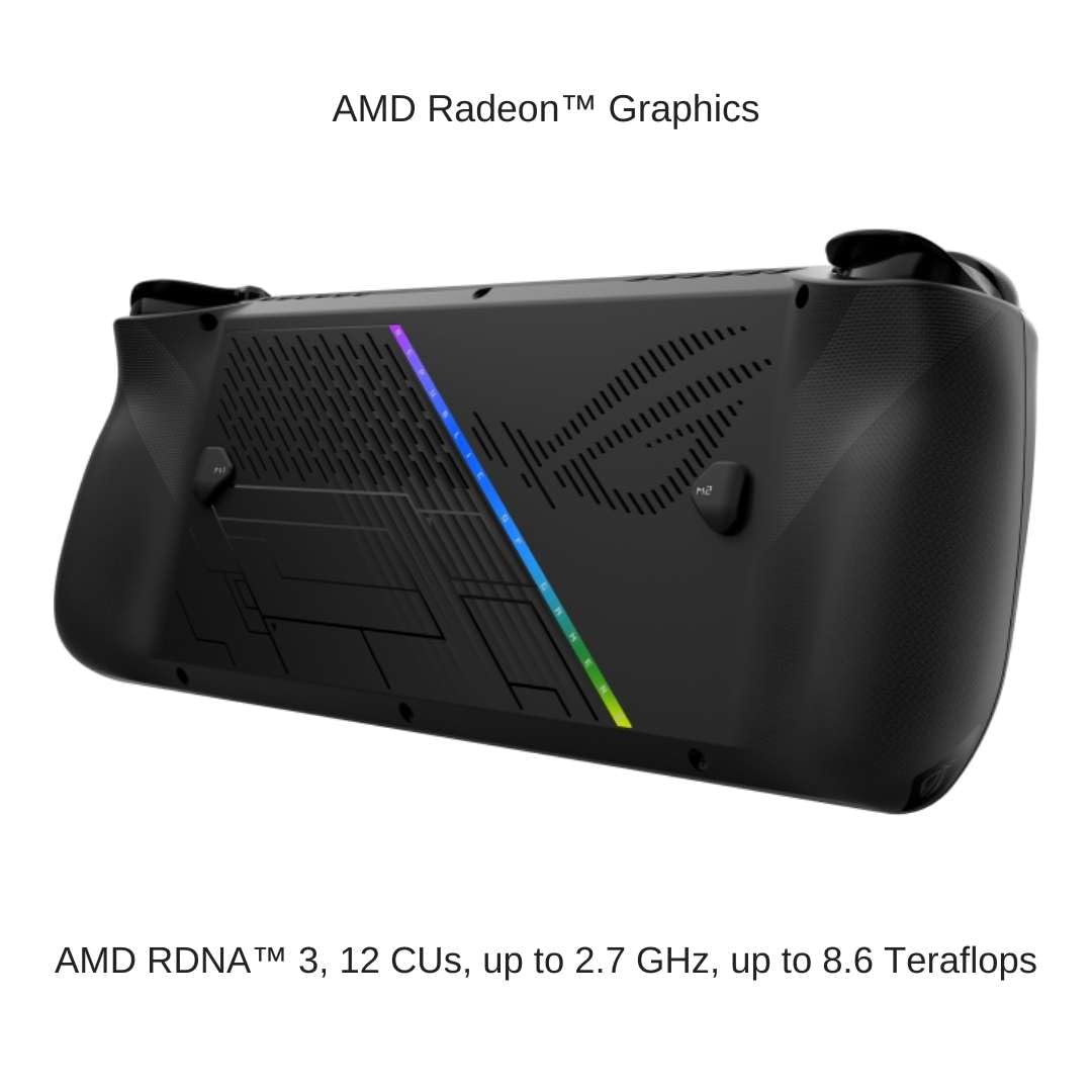 Consola Portátil Asus Rog Ally X Rc72La 7 Pulg Fhd 120Hz Ryzen Z1 Extreme 24Gb Ram 4Tb Ssd Windows 11 Negro
