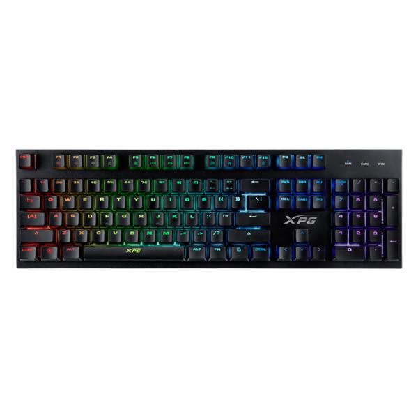 Teclado Gaming Rgb Adata Xpg Infarex K10 Membrana Alámbrico Usb Inglés Negro