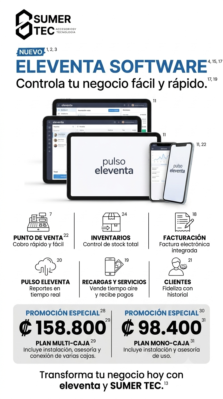 Eleventa Punto de Venta con instalación Incluida