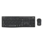 Teclado Y Mouse Logitech Mk295 Silent Combo Membrana Inalámbrico Negro
