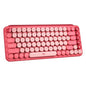 Teclado Logitech Pop Keys Mecánico Inalámbrico Bluetooth Rosado