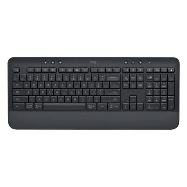 Teclado Logitech K650 Signature Membrana Inalámbrico Bluetooth Negro