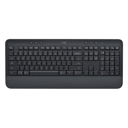 Teclado Logitech K650 Signature Membrana Inalámbrico Bluetooth Negro