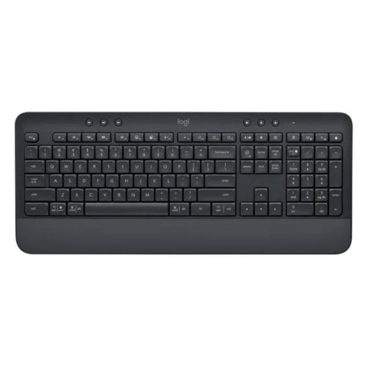 Teclado Logitech K650 Signature Membrana Inalámbrico Bluetooth Negro