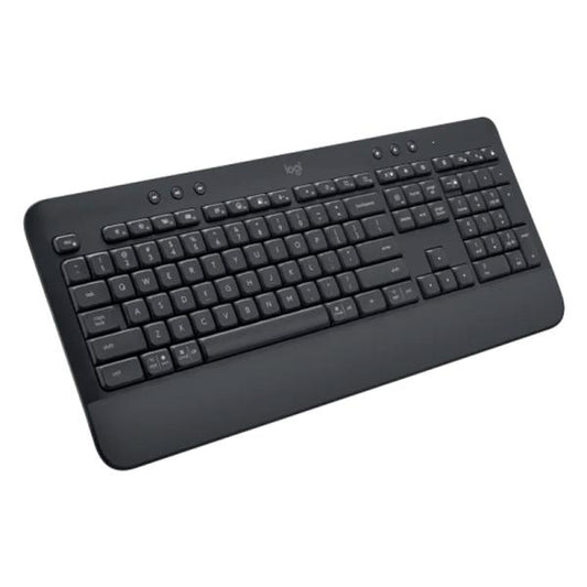 Teclado Logitech K650 Signature Membrana Inalámbrico Bluetooth Negro
