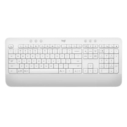 Teclado Logitech K650 Signature Membrana Inalámbrico Bluetooth Blanco