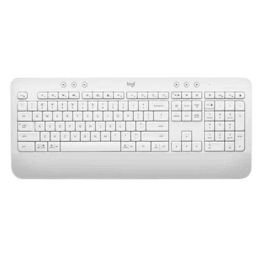 Teclado Logitech K650 Signature Membrana Inalámbrico Bluetooth Blanco