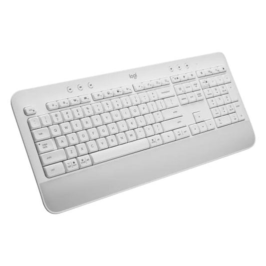 Teclado Logitech K650 Signature Membrana Inalámbrico Bluetooth Blanco