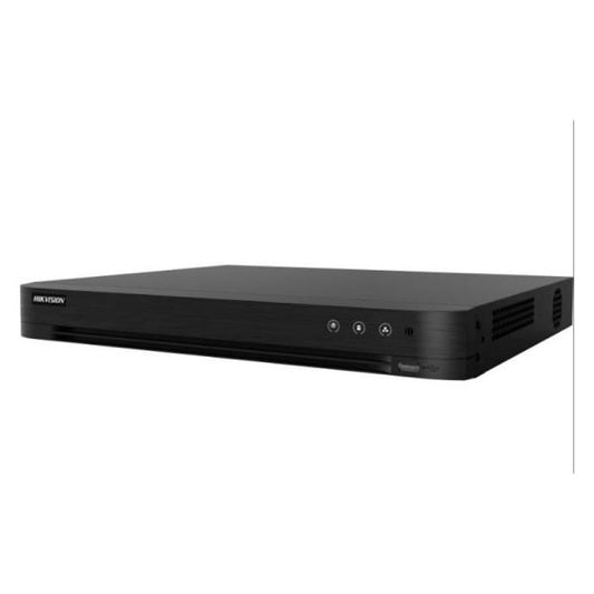 GRABADORA DVR PARA CAMARAS DE VIGILANCIA HIKVISION16-CH ANALOG.16-CH IP. 8MP/5MP/4MP/1080P/720P. 2 SATA INTERFACE. ACUSENSE HUMAN/VEHICULO. H.265PRO+4 AUDIO?16/4ALARM I/OIDS-7216HUHI-M2/S 300227840 HIKVISION
