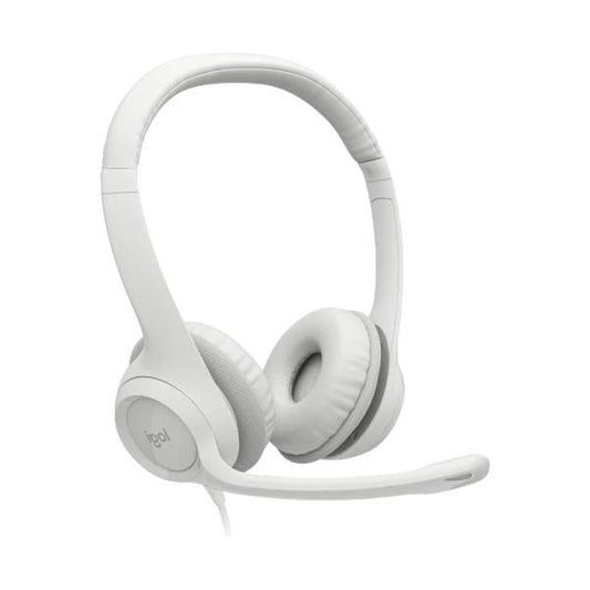 Headset Logitech H390 Alámbrico Usb Blanco