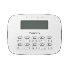 Alarma De Teclado Númerico Hikvision Ds-Pk-Lrt Pantalla Lcd Blanco