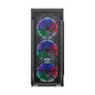 CASE GAMING RGB EAGLE WARRIOR CG08Z3RA002C MID TOWER VENTILADORES 3 DE 120MM CON VIDRIO LATERAL Y MALLA FRONTAL NEGRO