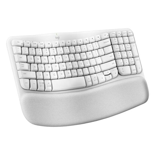 Teclado Logitech Ergo Wave Keys Membrana Inalámbrico Bluetooth Blanco