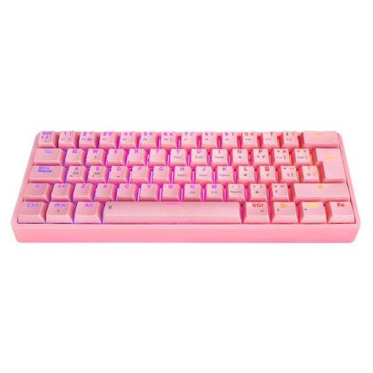 Teclado Gaming Rgb Eagle Warrior Kgy182U0001C 60% Mecánico Español Rosado
