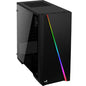 CASE GAMING RGB AEROCOOL CYLON MINI MINI TOWER VENTILADOR 1 DE 80MM CON VIDRIO LATERAL ACCM-PV12013.11 NEGRO AEROCOOL