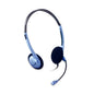 Headset Genius Hs-02B Alámbrico 3.5Mm Negro / Azul