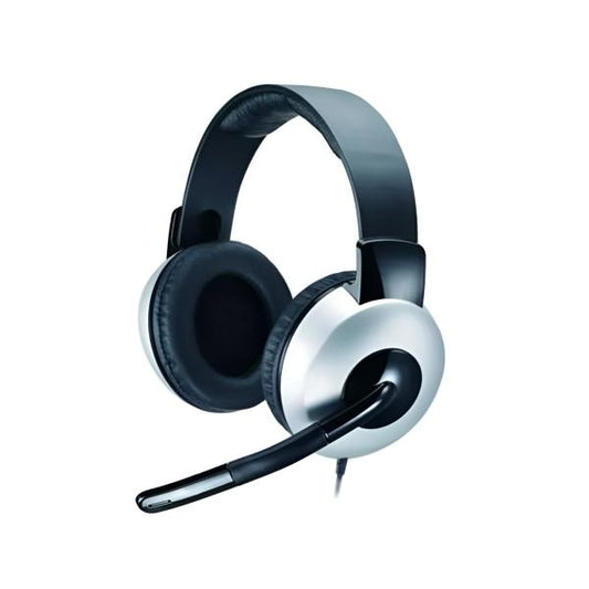Headset Gaming Genius Hs-05A Alámbrico 3.5Mm Plateado