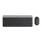 Teclado Y Mouse Logitech Mk470 Slim Combo Inalámbrico Negro