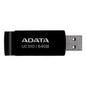 MEMORIA USB 64 ADATA UC310 USB-A 3.2 GEN 1 UC310-64G-RBK NEGRO