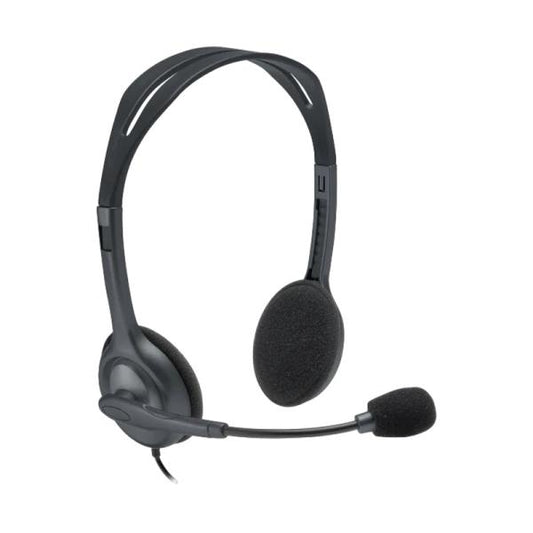 Headset Logitech H111 Stereo Alámbrico 3.5 Mm Negro