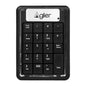 Teclado Numérico Agiler Membrana Alámbrico Inglés Agi-9823 Negro