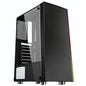 CASE GAMING RGB EAGLE WARRIOR CG11Q3RA001C MID TOWER VENTILADOR 1 DE 120MM CON VIDRIO LATERAL Y TIRA RGB NEGRO