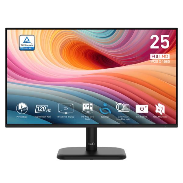 Monitor Gaming MSI PRO MP251L E2 25" Full HD 120Hz Anti-Glare HDMI/VGA Negro