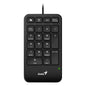 Teclado Genius Numpad 125 Membrana Alambrico Usb-A 31300019400 Negro