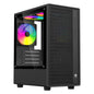 CASE EAGLE WARRIOR CG02ANRA002C MINI TOWER VENTILADORES 3 DE 120MM PANEL DE VIDRIO LATERAL NEGRO