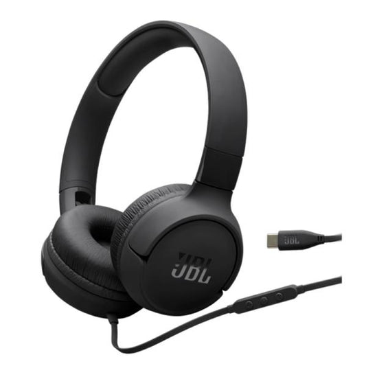 Headset Jbl T520 Alámbrico Usb-C Negro