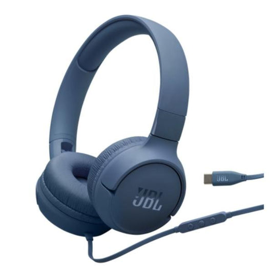 Headset Jbl T520 Alámbrico Usb-C Azul