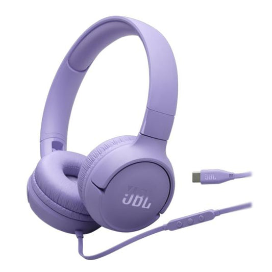 Headset Jbl T520 Alámbrico Usb-C Morado