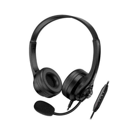 Headset Genius Hs-235U Ai Alámbrico Usb-A+C Negro