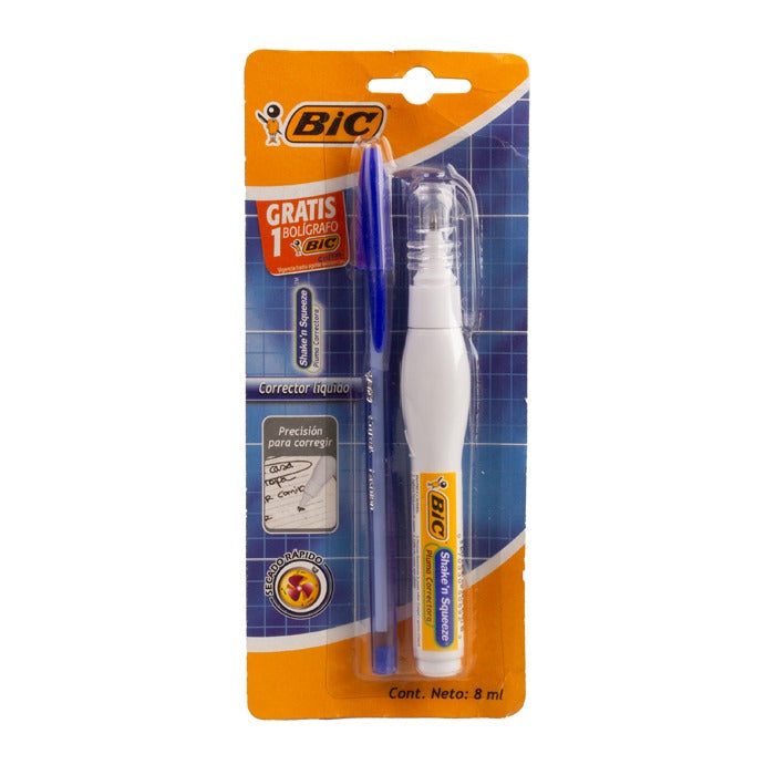 Corrector Bic+Lapicero