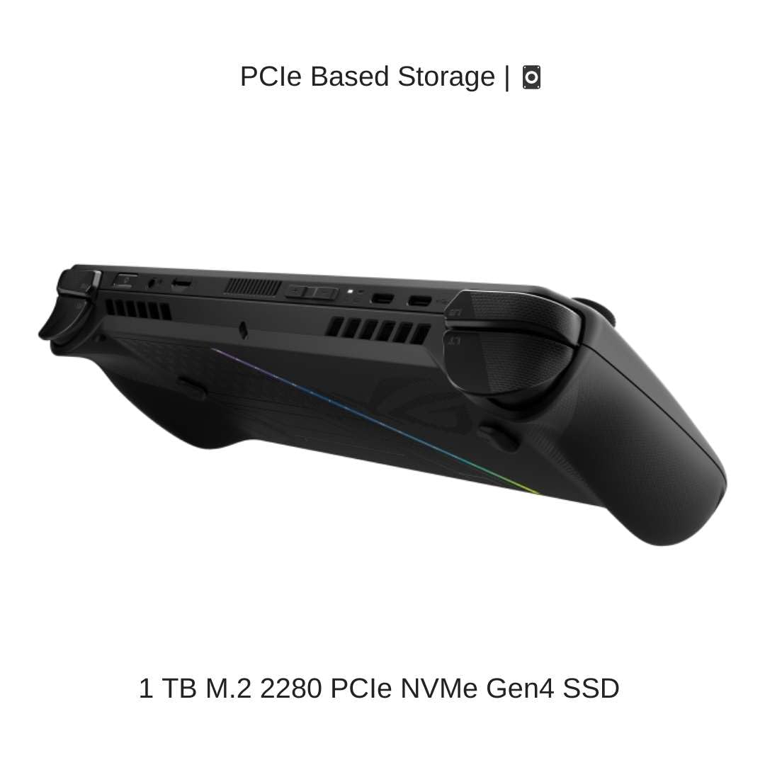 Consola Portátil Asus Rog Ally X Rc72La 7 Pulg Fhd 120Hz Ryzen Z1 Extreme 24Gb Ram 4Tb Ssd Windows 11 Negro