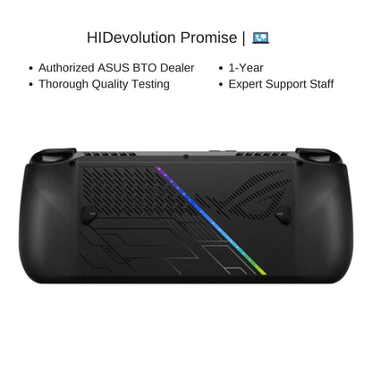 Consola Portátil Asus Rog Ally X Rc72La 7 Pulg Fhd 120Hz Ryzen Z1 Extreme 24Gb Ram 4Tb Ssd Windows 11 Negro