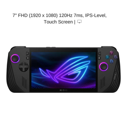 Consola Portátil Asus Rog Ally X Rc72La 7 Pulg Fhd 120Hz Ryzen Z1 Extreme 24Gb Ram 4Tb Ssd Windows 11 Negro