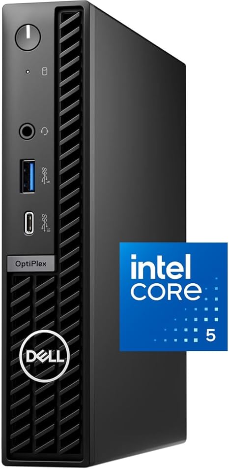 Computadora Dell Optiplex Mff 7020 I5-14500T 8Gb 512Gb Win 11 Pro Negro