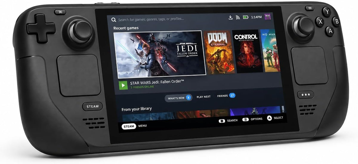 Consola Portátil Valve Steam Deck Oled 1Tb Pantalla 7.4 Pulg 90Hz Hdr Amd Zen 2 (Renovada)