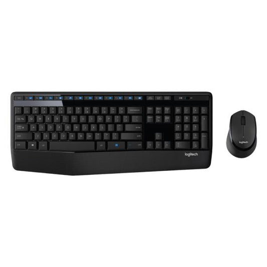 Teclado Y Mouse Logitech Mk345 Membrana Inalámbrico Usb Español Negro