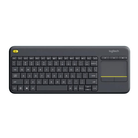 Teclado Logitech K400 Plus Membrana Inalámbrico Con Touchpad Negro