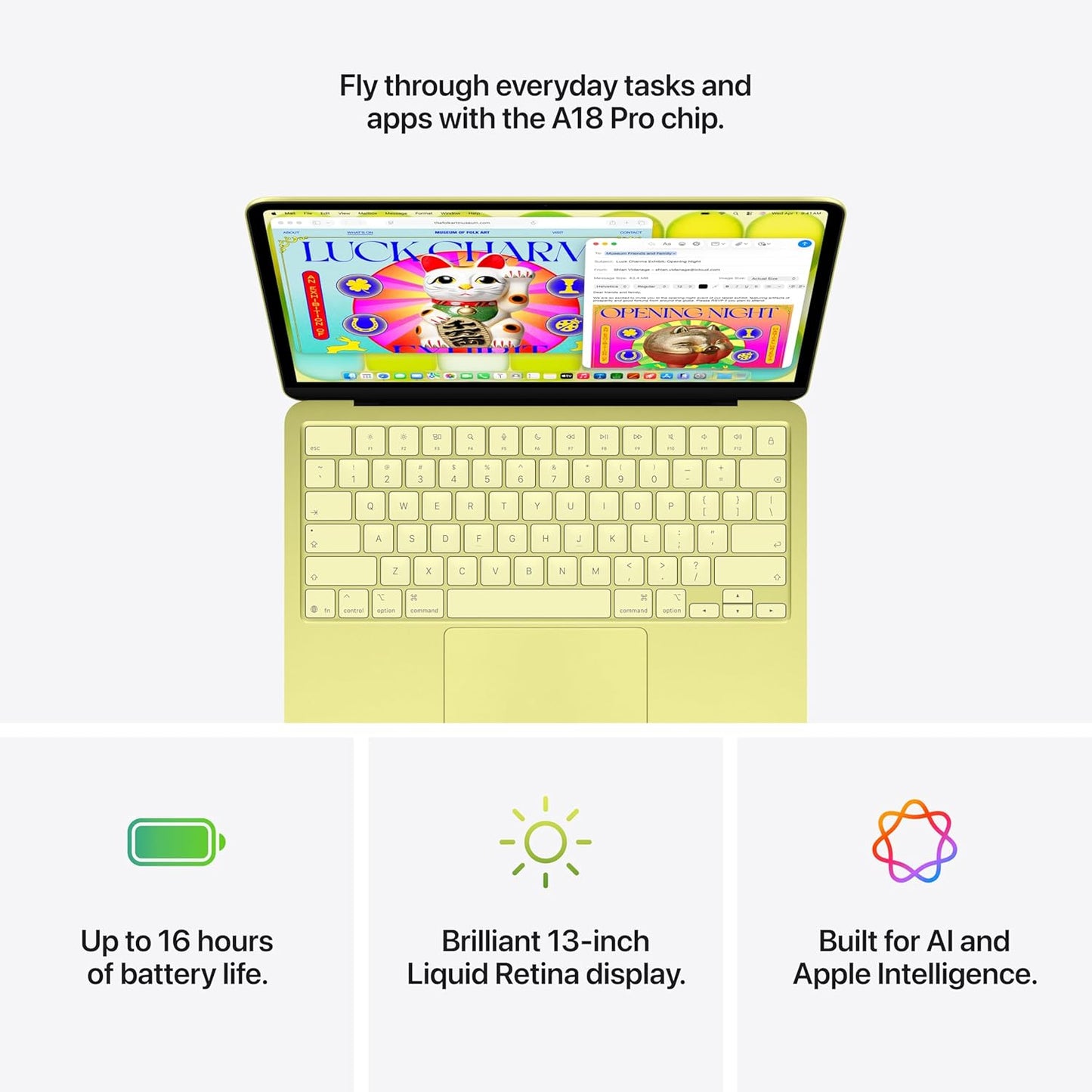 Laptop Apple MacBook Neo 13" A18 Pro 8GB 256GB SSD macOS Indigo (2026)