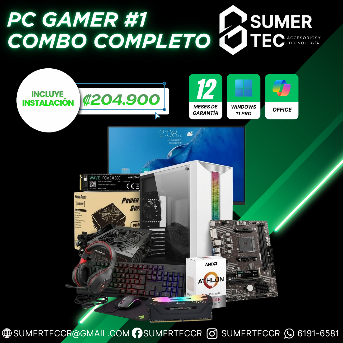 Combo set Gamer S1