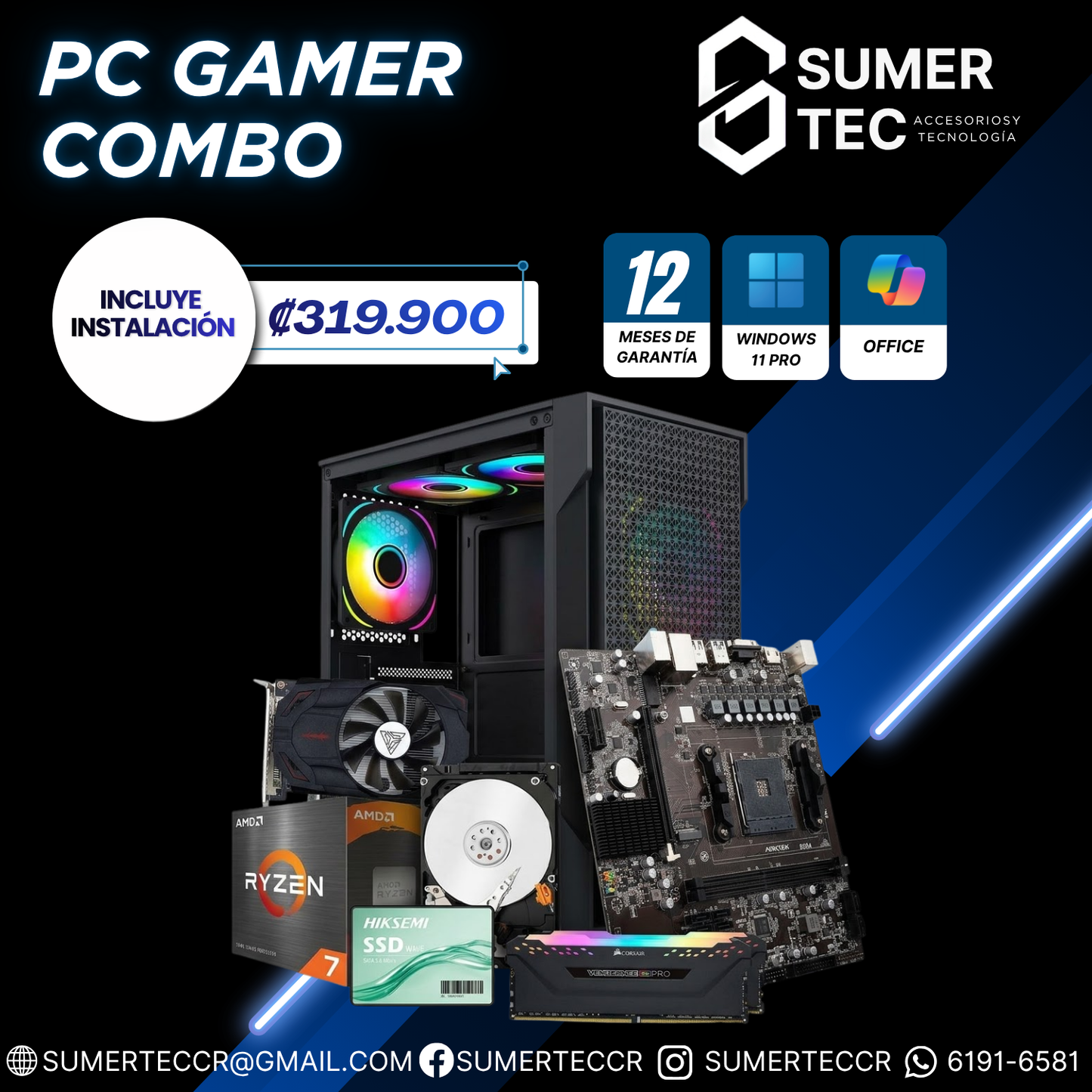 COMBO PC GAMER P4