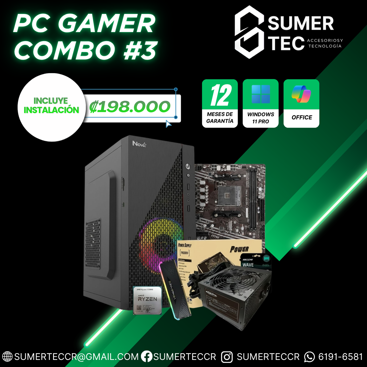COMBO PC GAMER S3